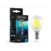 Лампа светодиодная филаментная Voltega E14 9W 4000K шар прозрачный VG10-G45E14cold9W-F 7137 7137 - 1
