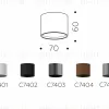Корпус светильника накладной Ambrella Light DIY Spot C7401 C7401 - 2