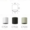 Корпус светильника накладной Ambrella Light DIY Spot C7533 C7533 - 2