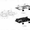 Корпус светильника Ambrella Light DIY Spot C7664 C7664 - 2