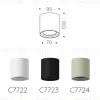 Корпус светильника накладной Ambrella Light DIY Spot C7722 C7722 - 2