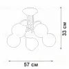 Потолочная люстра Vitaluce V4309-1/5PL V4309-1/5PL - 4