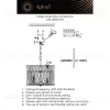 Подвесная люстра Aployt Verene APL.808.13.05 APL.808.13.05 - 4