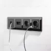 Розетка Werkel двойная Ethernet RJ-45 черный матовый W1182208 4690389157004 4690389157004 - 2