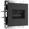 Розетка Werkel двойная Ethernet RJ-45 черный матовый W1182208 4690389157004 4690389157004 - 1