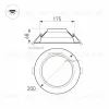 Светильник Downlight Arlight Cyclone 022521(1) 022521(1) - 7