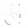 Трековый светильник Arte Lamp Almach A1906PL-1WH A1906PL-1WH - 5