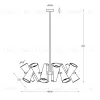 Подвесная люстра Maytoni Giro MOD095PL-14W MOD095PL-14W - 4