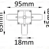 Соединитель T-образный (однофазный) Crystal Lux CLT 0.211 CLT 0.211 03 WH CLT 0.211 03 WH - 2