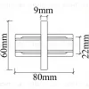 Соединитель линейный (однофазный) Crystal Lux CLT 0.2211 CLT 0.2211 01 BL CLT 0.2211 01 BL - 2