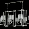 Подвесная люстра Crystal Lux Nicolas NICOLAS SP8 L1000 NICKEL/WHITE NICOLAS SP8 L1000 NICKEL/WHITE - 3