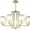 Подвесная люстра Crystal Lux Nicolas NICOLAS SP-PL8 GOLD/WHITE NICOLAS SP-PL8 GOLD/WHITE - 2