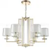Подвесная люстра Crystal Lux Nicolas NICOLAS SP-PL6 GOLD/WHITE NICOLAS SP-PL6 GOLD/WHITE - 1