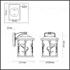 Уличный настенный светильник Odeon Light Cuita 4963/1W 4963/1W - 4