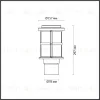 Уличный светильник Odeon Light Magus 4964/1A 4964/1A - 4