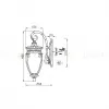 Уличный настенный светильник Maytoni Fleur O414WL-01BZ O414WL-01BZ - 5