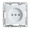 Розетка Stekker Эрна б/з 10A 250V с защитной шторкой белый PST10-9109-01 39316 39316 - 1