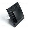 Розетка 1-местная с крышкой Stekker PST16-9012-03 с защитной шторкой 39481 39481 - 5