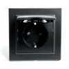 Розетка 1-местная с крышкой Stekker PST16-9012-03 с защитной шторкой 39481 39481 - 2