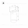 Трековый светодиодный светильник Arlight Mag-Spot-45-R85-12W Warm3000 032647 032647 - 3