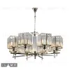 Подвесная люстра iLamp Staten Island P9514-8 Nickel P9514-8 NIC - 1