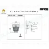Настенный светильник iLamp Savage W9510-1 Nickel W9510-1 NIC - 2
