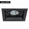 Встраиваемый светильник Arte Lamp Canis A6661PL-1BK A6661PL-1BK - 3