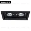 Встраиваемый светильник Arte Lamp Canis A6661PL-2BK A6661PL-2BK - 2