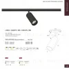 Трековый светильник Arte Lamp Linea A4631PL-1BK A4631PL-1BK - 2