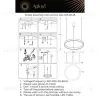 Подвесная люстра Aployt Nisia APL.025.03.48 APL.025.03.48 - 15