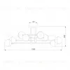 Потолочная люстра Eurosvet Nuvola 70129/8 латунь Smart a057080 70129/8 латунь Smart - 6