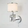 Бра Eurosvet Zaffiro 10099/1 хром/прозрачный хрусталь Strotskis (новый абажур) a056960 10099/1 хром/прозрачный хрусталь Strotskis (новый абажур) - 1