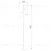 Торшер Eurosvet Barre 01087/2 черный 01087/2 черный - 3