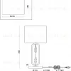 Настольная лампа Freya Riverside FR1007TL-01BS FR1007TL-01BS - 3