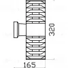 Уличный настенный светильник Maytoni Bronx O576WL-02GR O576WL-02GR - 7