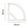 Алюминиевый профиль Maytoni Technical ALM008S-2M ALM008S-2M - 5