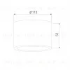 Уличный потолочный светильник Elektrostandard Light LED 35141/H черный 4690389180156 a057470 4690389180156 - 4