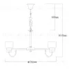 Подвесная люстра MW-Light Элла 483015108 483015108 - 9