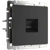 Розетка Werkel Ethernet RJ-45 черный матовый W1181008 4690389156946 4690389156946 - 1