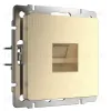 Розетка Ethernet RJ-45 Werkel шампань рифленый W1181010 4690389160608 4690389160608 - 1