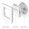 Розетка двойная Ethernet RJ-45 Werkel белый W1181101 4690389155376 4690389155376 - 2