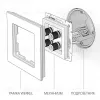 Акустическая розетка Werkel черный матовый W1185008 4690389157059 4690389157059 - 2