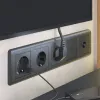 Розетка с заземлением и шторками Werkel графит рифленый W1171104 4690389158636 4690389158636 - 7