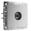 ТВ-розетка оконечная Werkel cеребряный рифленый W1183009 4690389159909 4690389159909 - 1