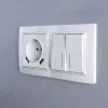 Выключатель двухклавишный с подсветкой Werkel белый W1120101 4690389155208 4690389155208 - 7