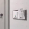 Выключатель Werkel двухклавишный проходной с подсветкой белый W1122101 4690389155222 4690389155222 - 4