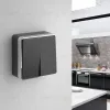 Выключатель двухклавишный Werkel Gallant черный/хром W5020035 4690389164163 4690389164163 - 2