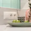 Выключатель двухклавишный Werkel белый W1120001 4690389155192 4690389155192 - 7