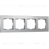 Рамка на 4 поста Werkel Aluminium алюминий W0041706 4690389158070 4690389158070 - 1