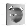 Накладка для розетки USB Werkel cеребряный рифленый W1179509 4690389159848 4690389159848 - 1